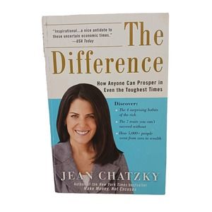 The Difference Jean Chatzky Financial Guru Autograph Paperback Author Signed